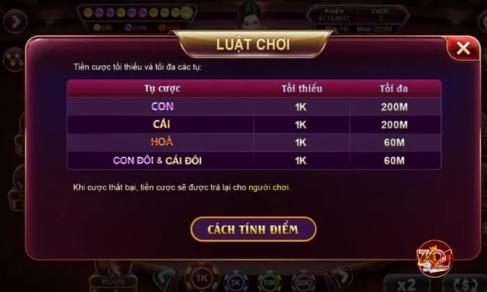 Hiểu rõ các quy luật khi tham gia game